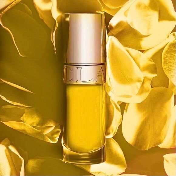 Clarins Other - Clarins: Joyful Yellow Lip Comfort Oil (Shade 21)